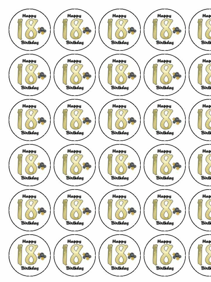 Choice of Wafer Paper or Icing discs Pack contains 30 edible pre cut discs Ready to be added to your cakes, bakes or shakes