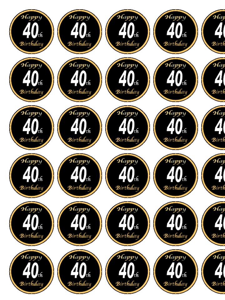 Choice of Wafer Paper or Icing discs Pack contains 30 edible pre cut discs Ready to be added to your cakes, bakes or shakes