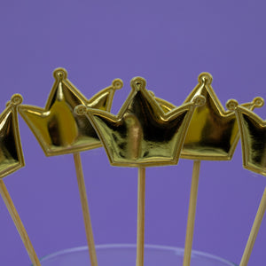 Gold High Shine Crowns (5 pack)