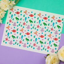 Load image into Gallery viewer, Under The Sea Scene A4 Tiled Icing Sheet