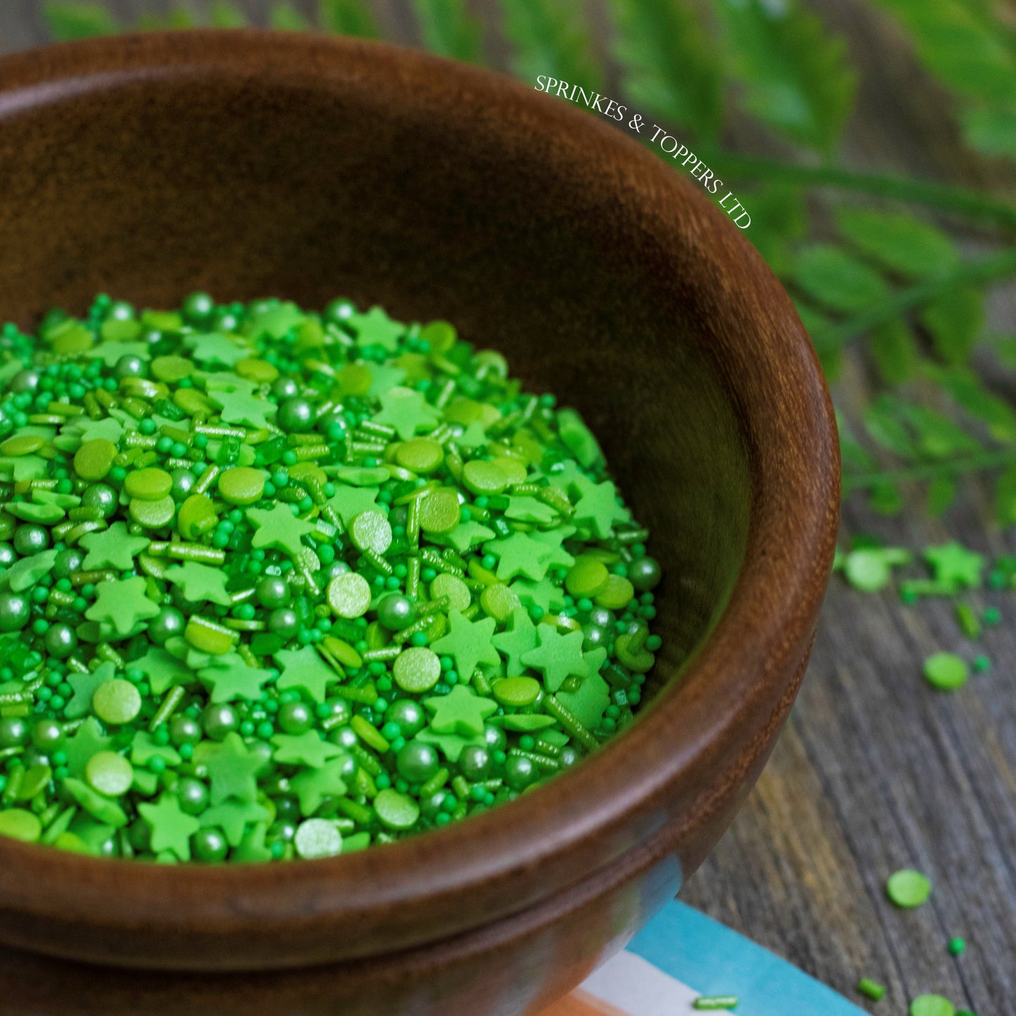 Green With Envy Sprinkles Mix Cupcake / Cake Decorations Sprinkles