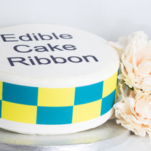 Load image into Gallery viewer, Use instead of traditional ribbon to decorate the sides of your cakes  Edible fondant icing, perfect for that special occasion