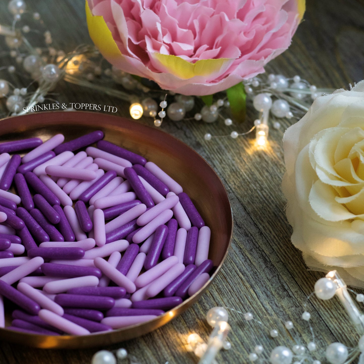 Lilac Matt & Purple Polished Rods Mix (20mm)