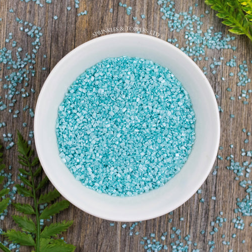 Turquoise Shimmer Sugar Crystals