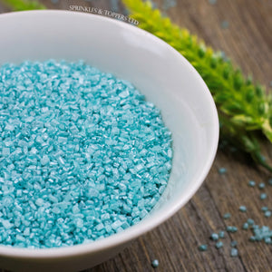 Turquoise Shimmer Sugar Crystals