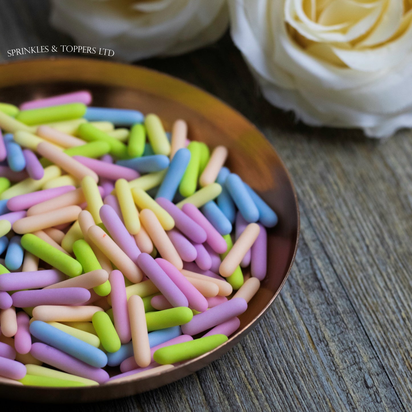 Pastel Rainbow Matt Rods Mix (20mm)