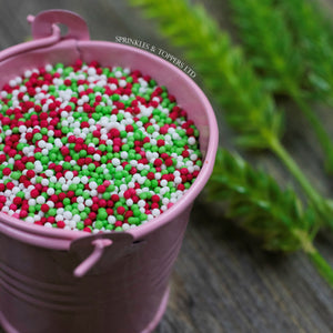 Red White & Green Mini Pearls