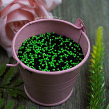 Load image into Gallery viewer, Black &amp; Green 100s &amp; 1000s  These ever popular small sugar balls are perfect to top any cupcake, large cake, ice cream, shake and more...