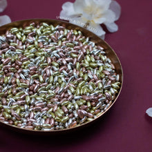 Load image into Gallery viewer, Silver Gold &amp; Rose Gold Metallic Rice