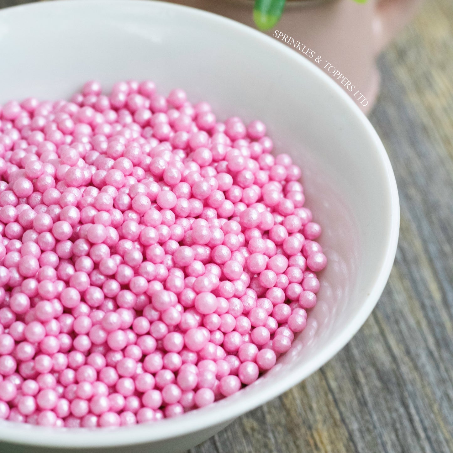 Pink Glimmer Pearls (3-4mm) Sprinkles