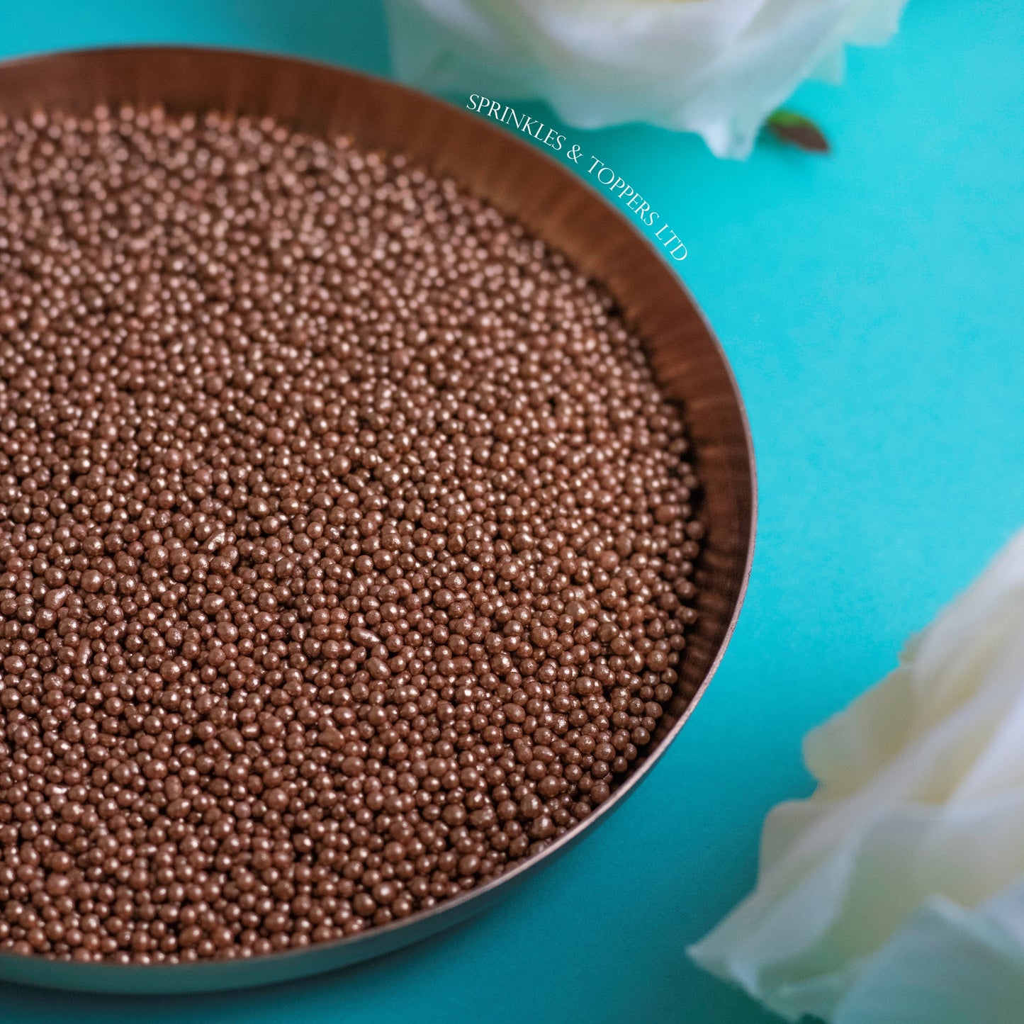 Bronze / Copper Shimmer Mini Pearls (1mm)