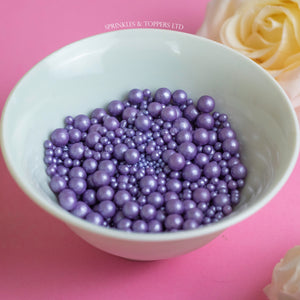Purple Shimmer Pearls Mix