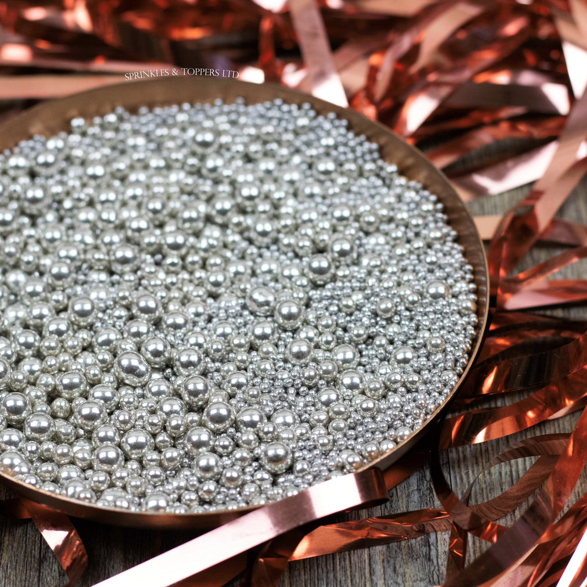 Sprinkles perles argentée 1mm - 60gr - SilkyTop