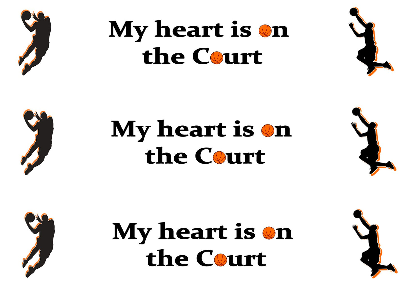 BASKETBALL THEMED EDIBLE ICING CAKE RIBBON / SIDE STRIPS Use instead of traditional ribbon to decorate the sides of your cakes Edible fondant icing, perfect for that special occasion