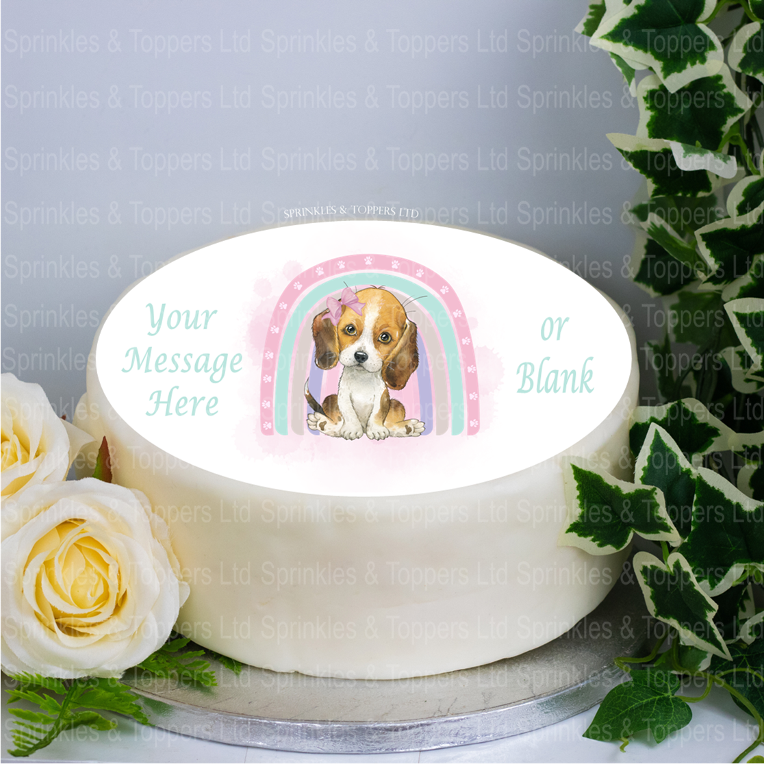 Beagle cake outlet topper