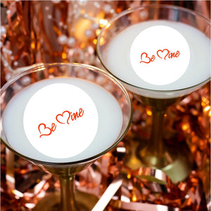 Be Mine ~ Valentine Drinks Toppers 2" / 5 cm (Pack of 12)