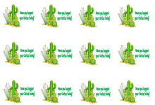 Load image into Gallery viewer, Have You Hugged Your Cactus? Edible Icing Cake Ribbon / Side Strips