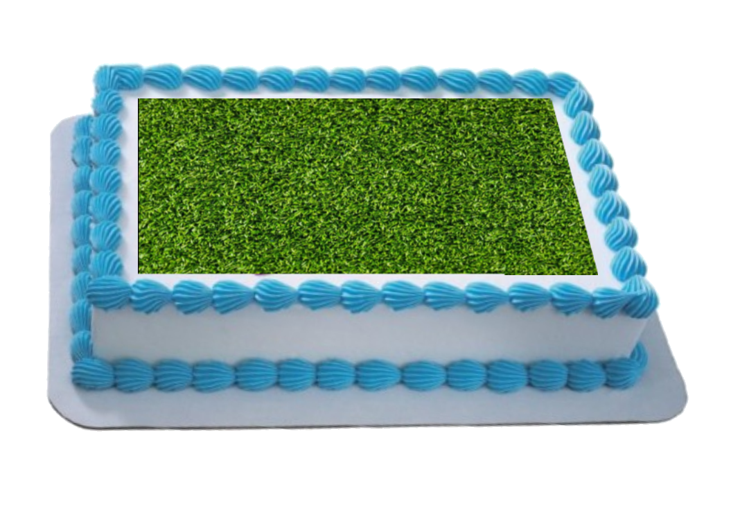 Grass A4 Themed Icing Sheet Icing sheet cake toppers are a great way to decorate any themed cake