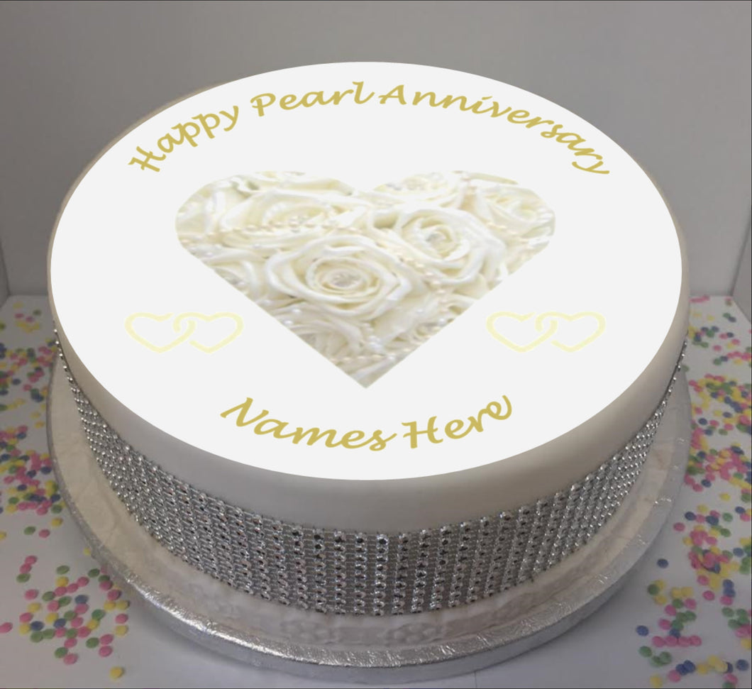 Personalised Pearl Wedding Anniversary 8