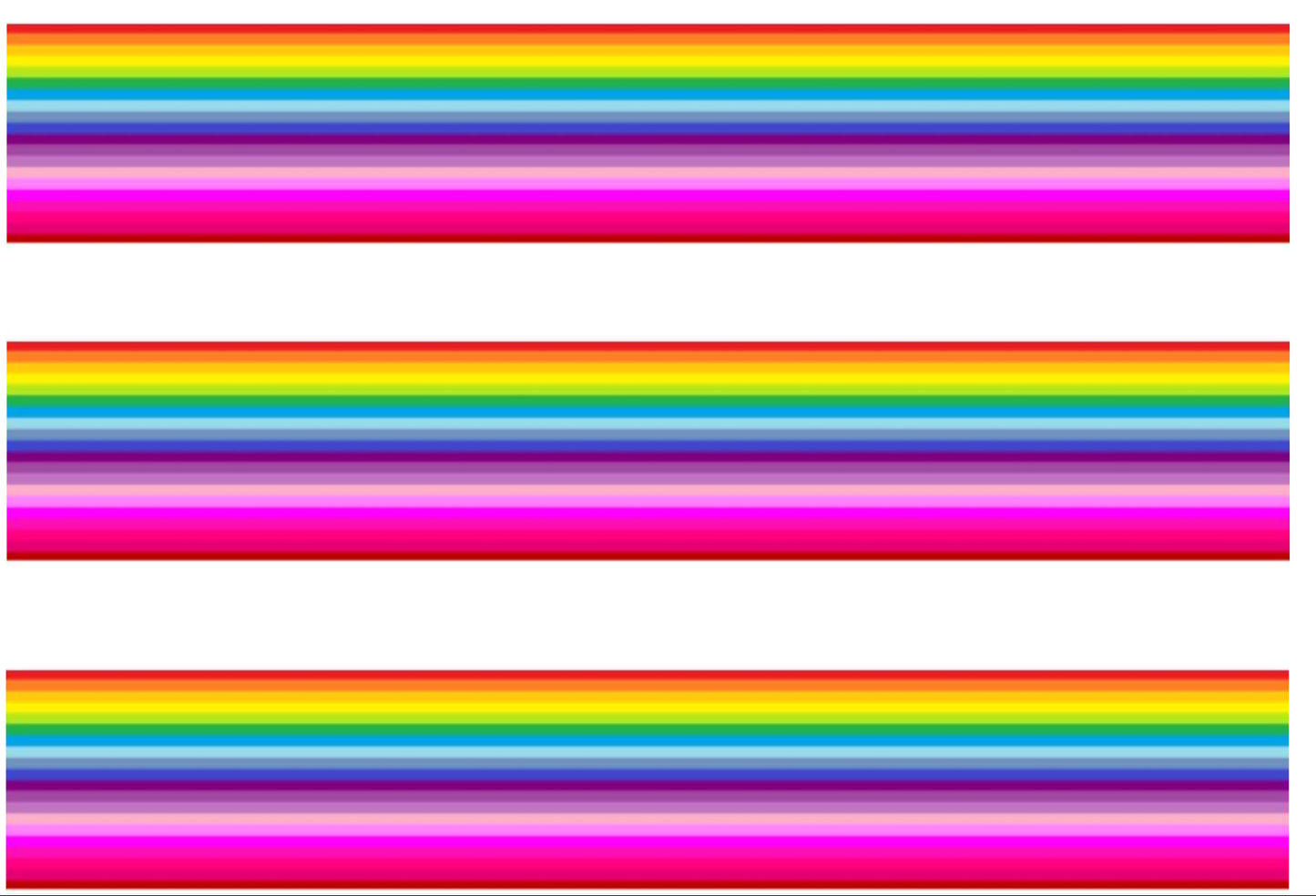 BRIGHT RAINBOW EDIBLE ICING CAKE RIBBON / SIDE STRIPS Use instead of traditional ribbon to decorate the sides of your cakes Edible fondant icing, perfect for that special occasion