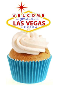 Welcome to Vegas Stand Up Cake Toppers (12 pack)