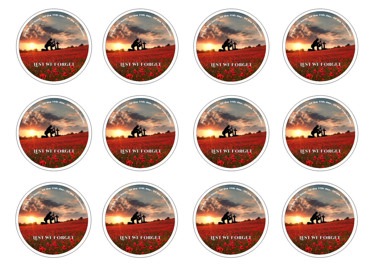 Remembrance Day 2" discs