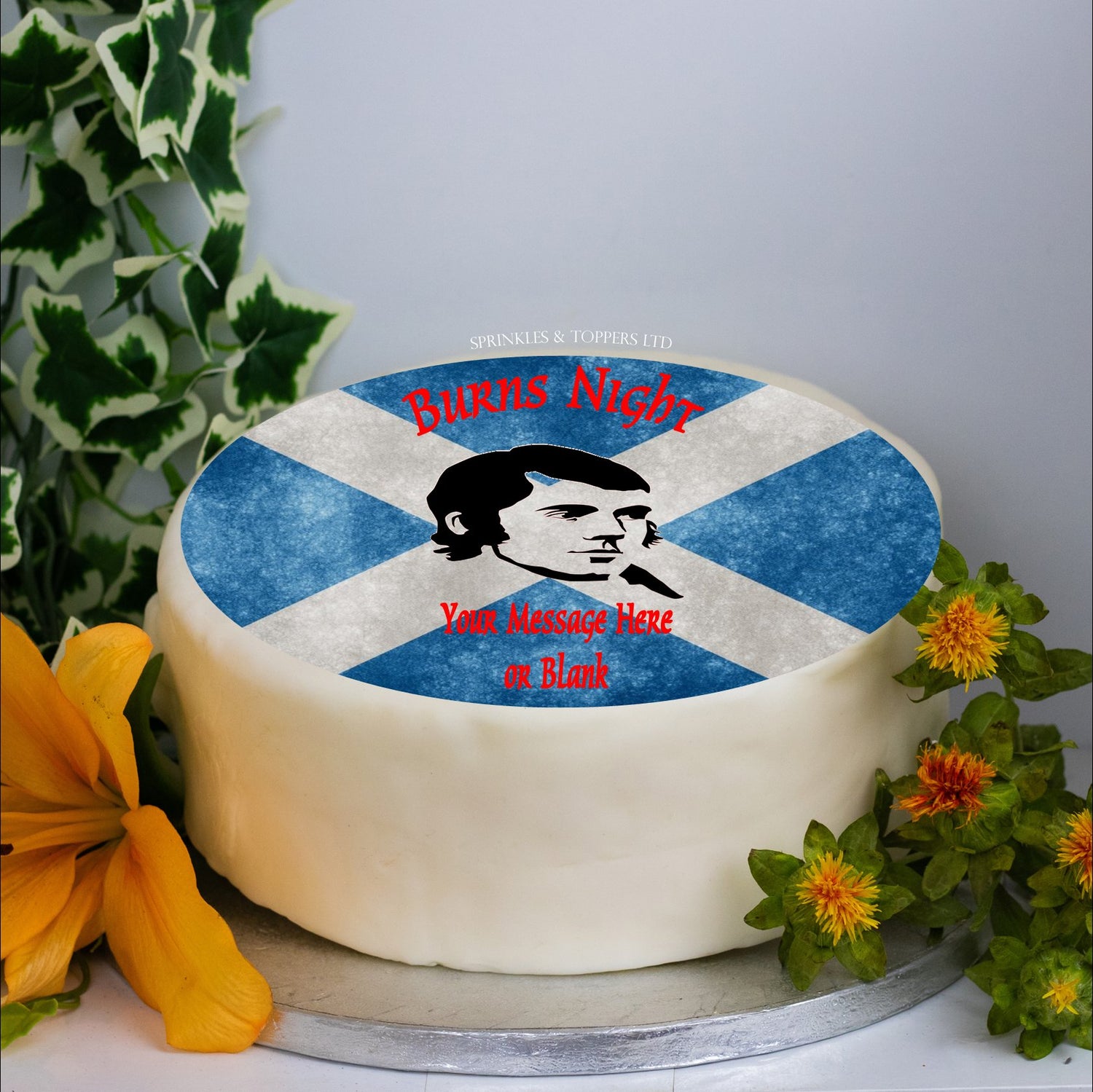 Burns Night Celebration 8" Icing Sheets