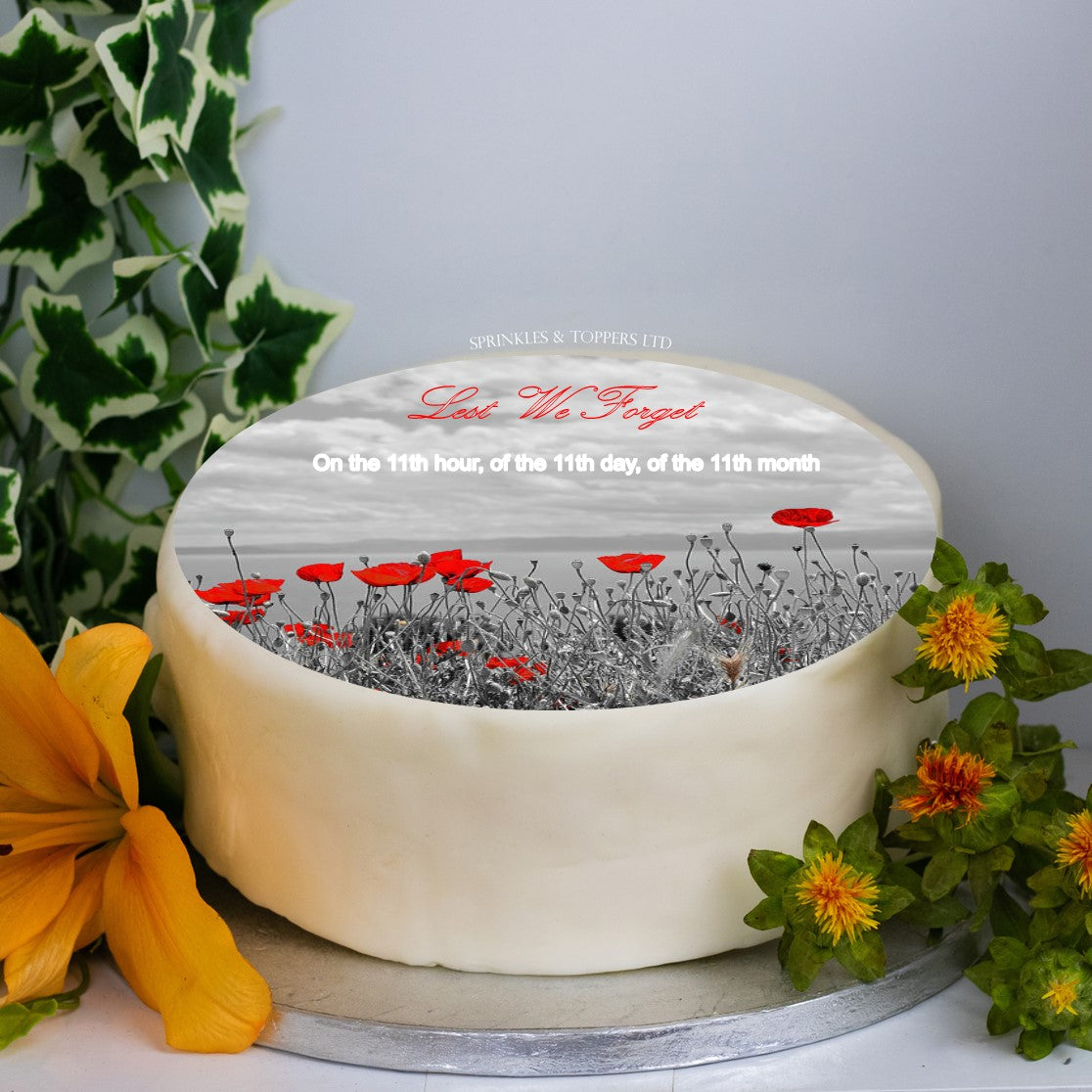 Remembrance Day Icing Sheets