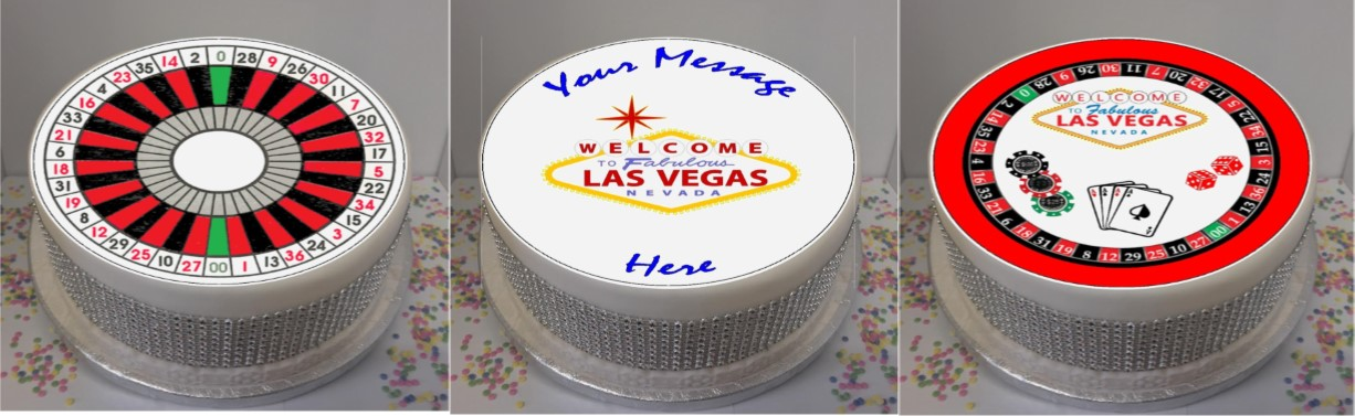Casino / Vegas 8" Icing Sheets