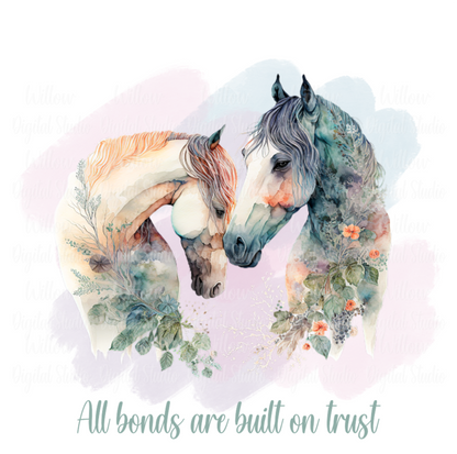 Horses Heart With Quote Digital Download