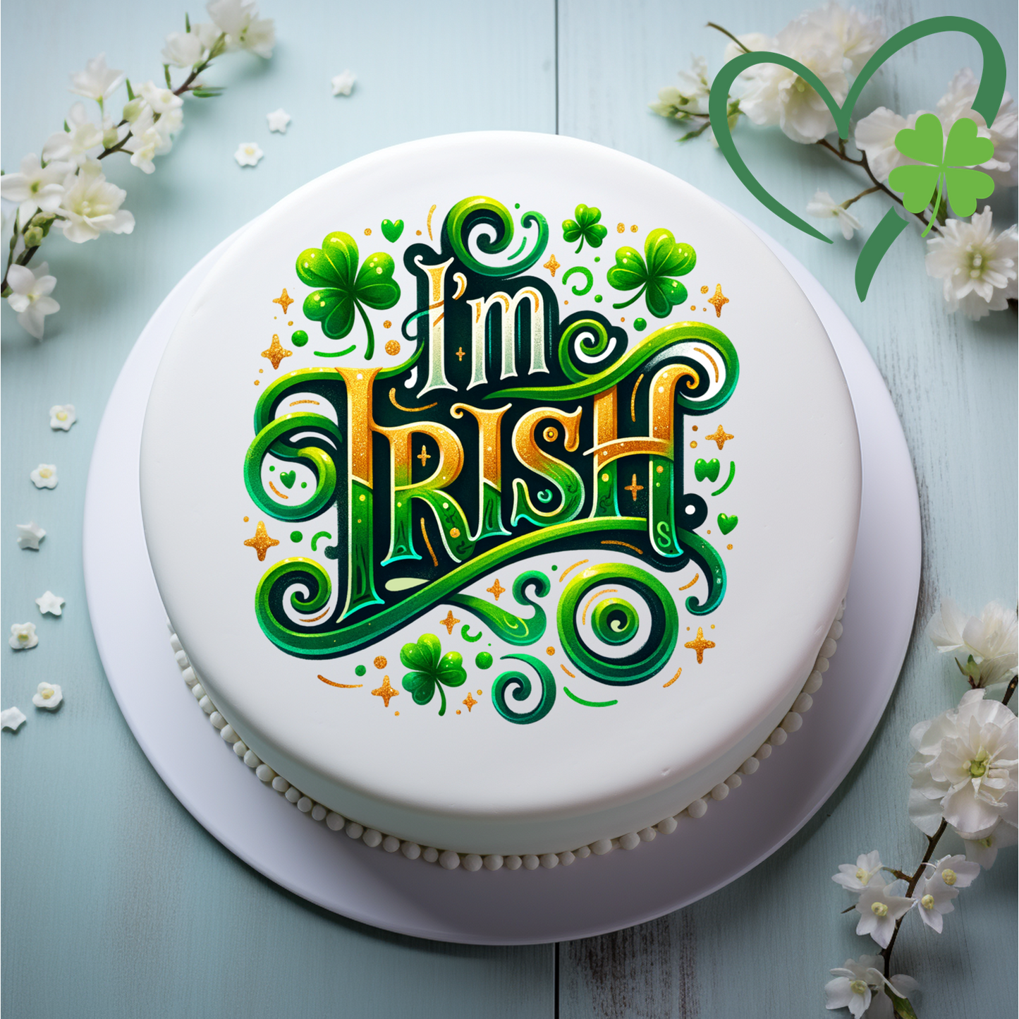 I'm Irish 8" Icing Sheet Cake Topper