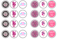 Load image into Gallery viewer, 16th Birthday Pink Collection 1.3&quot; discs