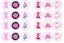 Load image into Gallery viewer, 80th Birthday Pink Collection 1.3&quot; discs