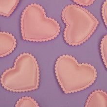 Load image into Gallery viewer, Pink fabric hearts