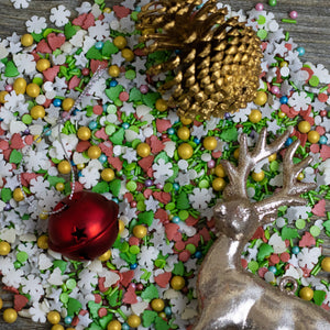 All I Want For Christmas Sprinkles Mix Cupcake / Cake Decorations Sprinkles