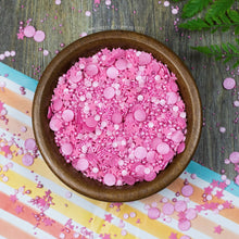 Load image into Gallery viewer, Pretty In Pink Sprinkles Mix Cupcake / Cake Decorations Sprinkles