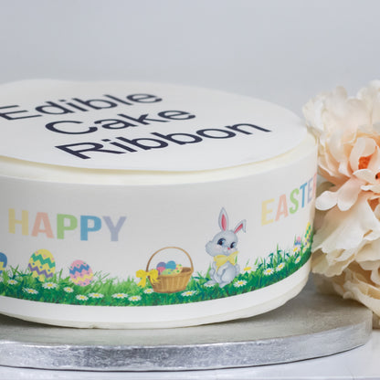 Use instead of traditional ribbon to decorate the sides of your cakes   Edible fondant icing, perfect for that special occasion  Easy to decorate a homemade or shop bought cake - simply peel and apply to the side of your cake