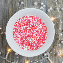 Load image into Gallery viewer, red pink and white strands / jimmies