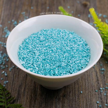 Turquoise Shimmer Sugar Crystals