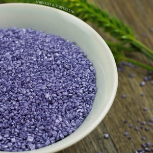 Purple Shimmer Sugar Crystals