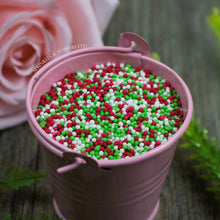 Load image into Gallery viewer, Red White &amp; Green Mini Pearls