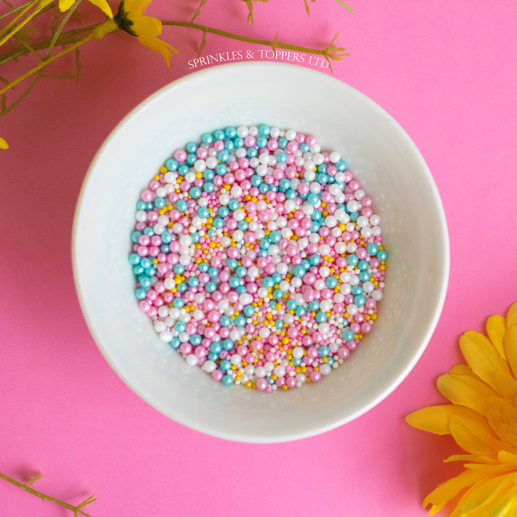 Summer Pastels Sprinkles Mix Cupcake / Cake Decorations