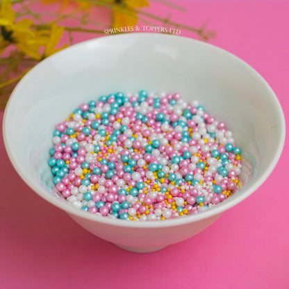 Summer Pastels Sprinkles Mix Cupcake / Cake Decorations