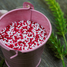 Load image into Gallery viewer, Red &amp; White Matt Mini Pearls