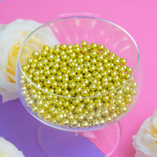 Load image into Gallery viewer, Gold Metallic 6mm Pearls