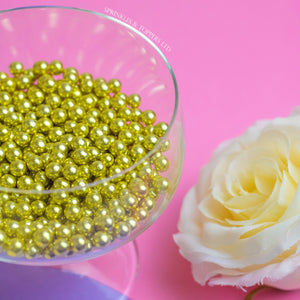 Gold Metallic 6mm Pearls
