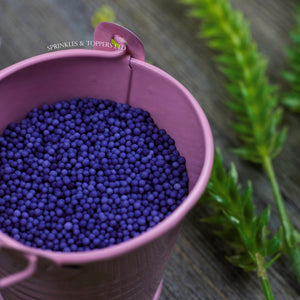Purple Matt Mini Pearls (1mm)