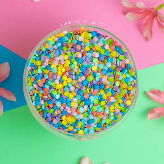 4mm Rainbow Shimmer Confetti