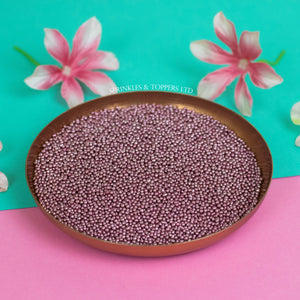 Pink Metallic 2mm Pearls