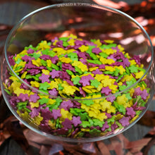 Load image into Gallery viewer, Colourful Glimmer Flowers Sprinkles Mix (100g)  Perfect to top any cupcake or to decorate a larger cake, ice creams, smoothies, cookies and more  Perfect for those spring / summer themed bakes